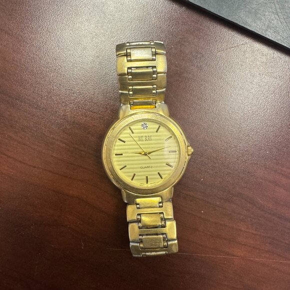 BILL BLASS BRAND - VINTAGE GOLD WRIST WATCH - Picture 4 of 6